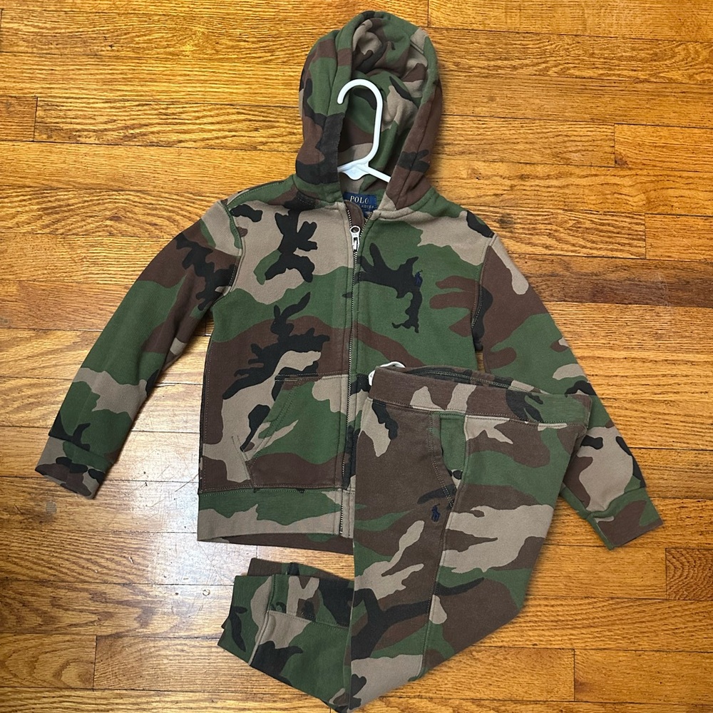 Polo Ralph Lauren Camo sweatsuit size 5